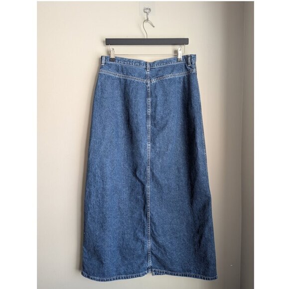Vintage Eddie Bauer Maxi Denim Skirt *small flaw - Picture 2 of 7